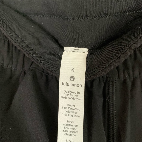 Black lulu lemon shorts - Picture 2 of 2